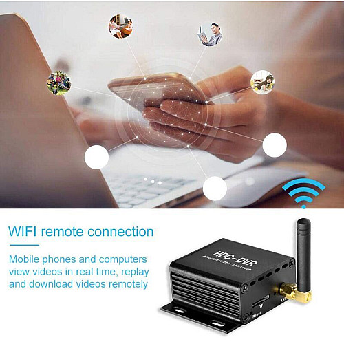Мини видеорегистраторс wifi на 1 камеру до 2 Мп Pegatan HDC-DVR (100664)