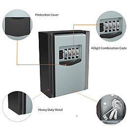 Мини сейф для ключей с кодовым замком Badoo Security T10 (100700)