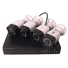 Комплект DVR реєстратор 4-канальний та 4 камери DVR CAD D001 KIT