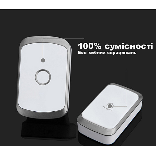 Дверний дзвінок бездротовий Digital Lion WDB-01, до 300 метрів, білий