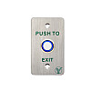 Кнопка выхода Yli Electronic PBK-814B(LED) с LED-подсветкой