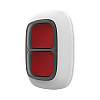 Беспроводная экстренная кнопка Ajax DoubleButton white с защитой от случайных нажатий