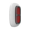 Беспроводная экстренная кнопка Ajax DoubleButton white с защитой от случайных нажатий
