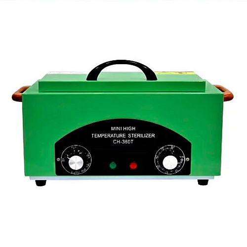 Шафа сухожарова стерилізатор SalonHome T-SO30736 CH-360T Сухожар Green для інструментів
