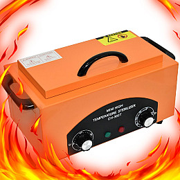 Шафа сухожарова стерилізатор SalonHome T-SO30737 CH-360T Сухожар для інструментів Orange