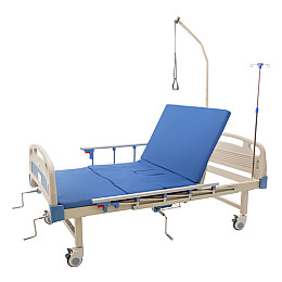 Медичне ліжко 4 секційне MED1-C15 (широке) з туалетом особливо широке