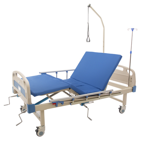 Медицинская кровать 4 секционная MED1-C15 (широке) c туалетом особо широкая