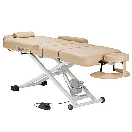 Стационарный электрический массажный стол US MEDICA LUX Бежевый