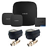 Комплект сигнализации Ajax + кран с электроприводом Honeywell 220 Duo