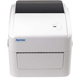 Термопринтер этикеток наклеек и чеков Xprinter XP-420B 108мм USB Белый