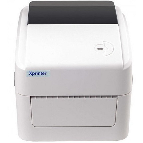 Термопринтер етикеток наклейок та чеків Xprinter XP-420B 108мм USB Білий