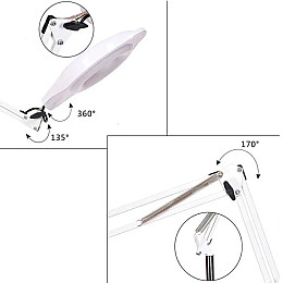 Лампа лупа косметологічна підлоги SalonHome TХ119345 Global Fashion