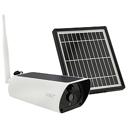IP камера видеонаблюдения UKC Y9 Wi-Fi 2MP уличная с солнечной панелью (3_00321)