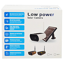 IP камера видеонаблюдения UKC Y9 Wi-Fi 2MP уличная с солнечной панелью (3_00321)