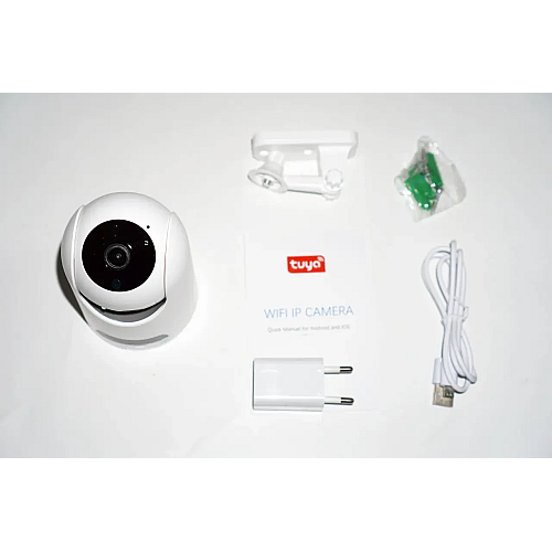 IP камера видеонаблюдення Tuya Y27 Wi-Fi PTZ 2MP White (3_00322)