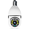 IP камера видеонаблюдения RIAS L1 E27 Wi-Fi PTZ 2MP панорамная White (3_00328)