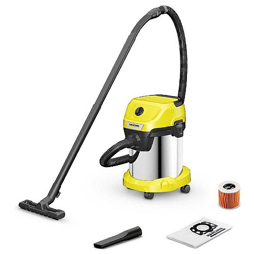 Пылесос Karcher WD 3 S Premium inox