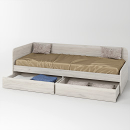 Ящики выдвижные 2 штуки Эверест для Кровати Соната-800 (к-кт) дуб крафт белый (EVR-2673)