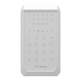 Сенсорная клавиатура Tiras Technologies K-PAD16+ (white) для управления охранной системой Orion NOVA II