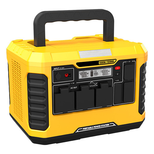 Портативна зарядна станція 1500W/3000W (Макс.), 220V, 1328Wh, 22.2V/59.8Ah (358 800mAh/3.7V) PROTESTER