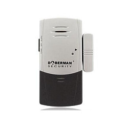 Датчик открытия двери с сиреной и функцией оповещения о посетителе Doberman Security SE-0101С Серебристый (100942)