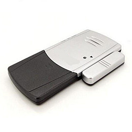 Датчик відкриття дверей із сиреною та функцією оповіщення про відвідувача Doberman Security SE-0101С Сріблястий (100942)