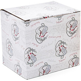 Серветниця керамічна Дружна Сімейка 10х6.7х8.5см BonaDi DP67443