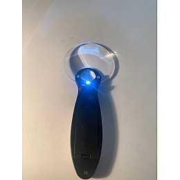 Ручная лупа с подсветкой WD 414 черная 181-17827847