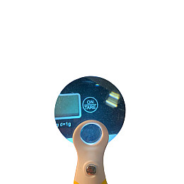 Ручная лупа с подсветкой WD 414 желтая 181-17827848