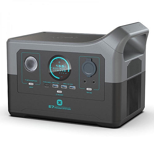 Зарядная станция 3E E7 Power Station 700W 140000mAh PD100W AC220V и DC13.6V/3A
