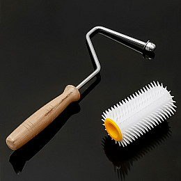 Каток Lesko для пчеловодов распечатывания рамок сот с пластиковой ручкой