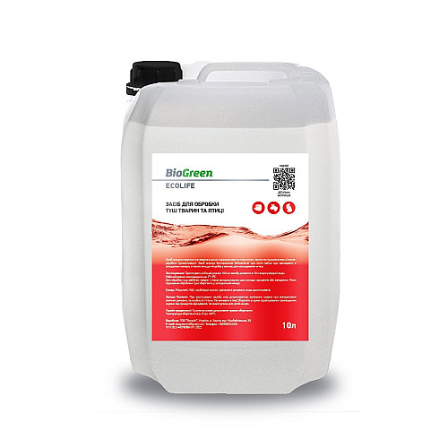 Средство для обработки туш животных и птицы Biogreen 10 л