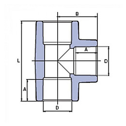 Тройник PP-R Wavin 20 мм