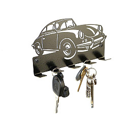 Вішалка для ключів ключниця Ferrum Ретро колір чорний (ВК001)