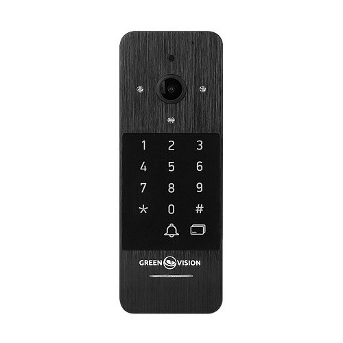 Панель вызова GreenVision AHD GV-007-M-PV10-160 Black