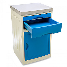 Приліжковий стіл-тумба MED1 блакитний (стандартний) (MED1-TU-02)