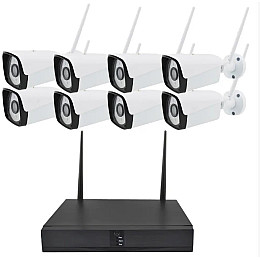 Комплект відеоспостереження D600В бездротовий 5G OPT-TOP Kit 720P WIFI на 8 камер (1756375398)