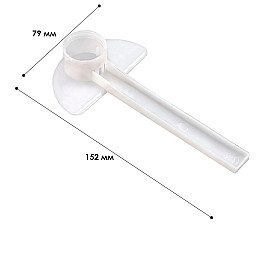 Поїлка для бджіл Lesko півколо під пластикову пляшку 10см*8см*6см