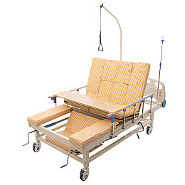 Медичне ліжко широке з туалетом та функцією бокового перевороту для тяжкохворих MED1 (MED1-H05W)