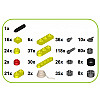 Детский конструктор Kiditec 1217 L-set Showcrane big Yellow 460 деталей (3893)