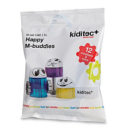 Конструктор 1480 Kiditec Happy M-buddies (3723)