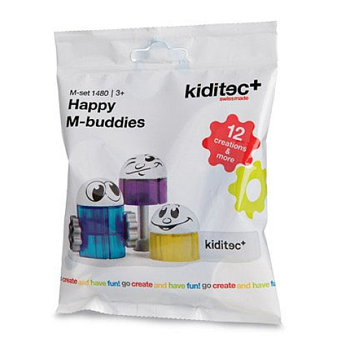 Конструктор 1480 Kiditec Happy M-buddies (3723)