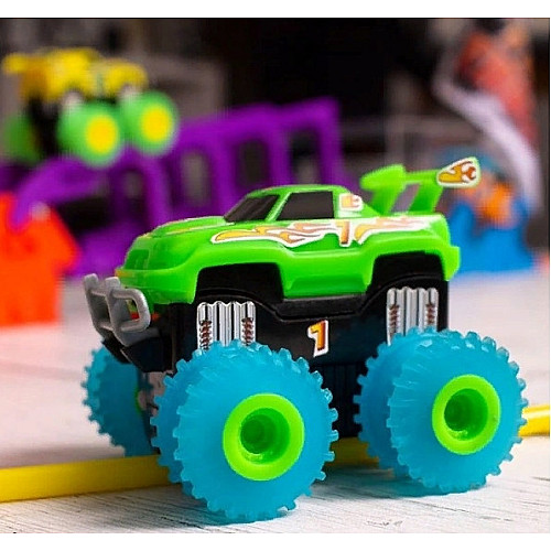 Машинка Trix Trux Monster Truk для канатного дитячого треку монстр-траки Зелена (SUN2218_2)