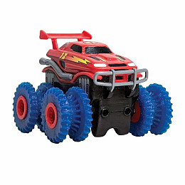 Машинка Trix Trux Monster Truk для канатного детского трека монстр-траки Красная (SUN2218_1)