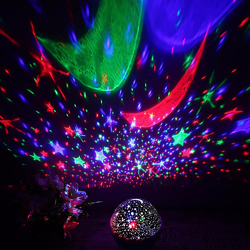 Детский ночник звездного неба Star Master Dream Rotating Blue (hub_np2_1414_2)