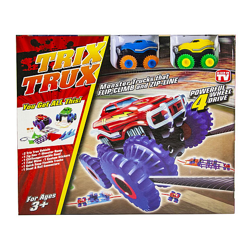 Монстер-Траки Trix Trux 2 машинки Разноцветный