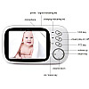 Видеоняня Baby Monitor VB603 / HD720P / 3.2 LCD c датчиком температуры Белый (100235)