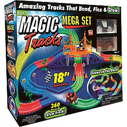 Набор автотрек Magic Tracks 360 деталей и две машинки (258585)