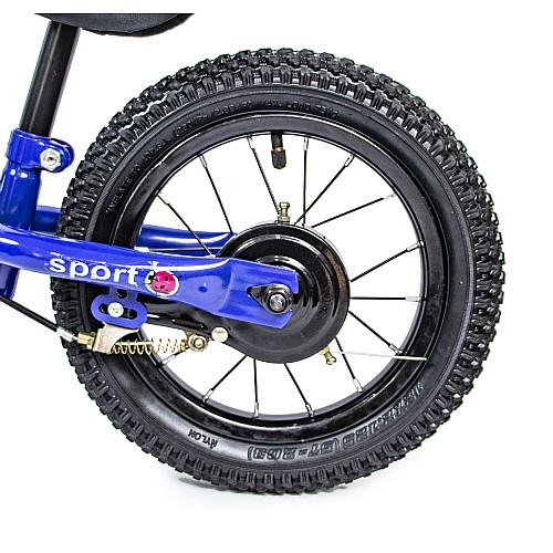 Велобіг із надувними колесами Scale Sports Dark Blue (1802220452)
