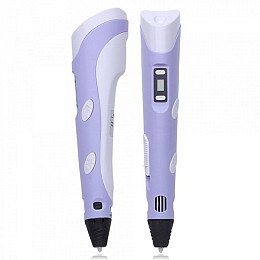 3D-ручка для рисования 3D Pen 2 и 70 м пластика Фиолетовая (od-1356)
